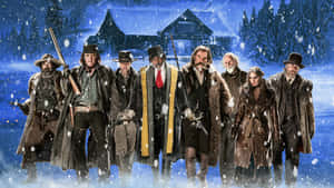 Hateful Eight Castin Snow Wallpaper