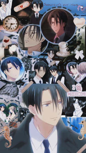 Hatsuharu Sohma Collage Wallpaper