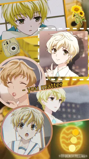 Hatsuharu Sohma Collage Inspiration Wallpaper