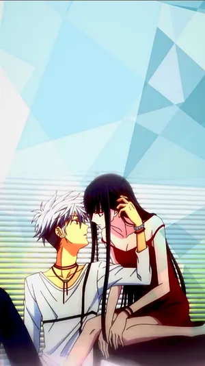 Hatsuharuand Rin Fruits Basket Wallpaper