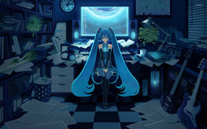 Hatsune Miku Recording Office Wallpaper