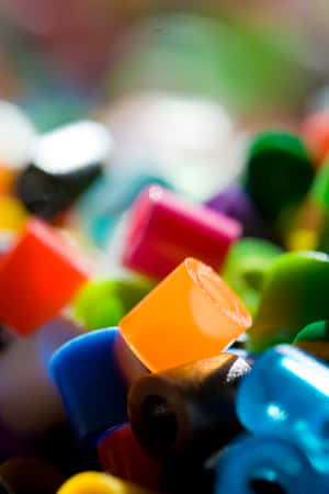 Haughty Orange Bead Wallpaper