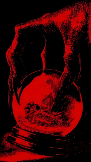 Haunted Christmas Snow Globe Wallpaper