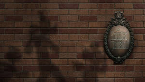 Haunted Mansion Brick Wall Wallpaper