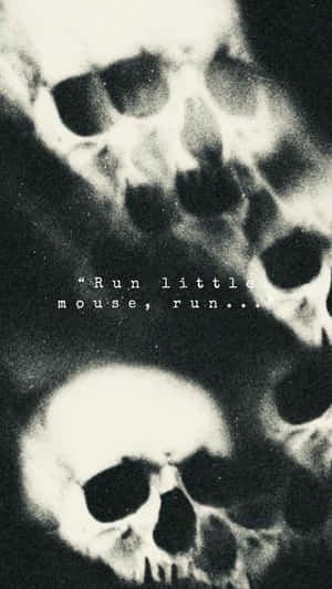 Haunting Adeline Dark Skulls Wallpaper