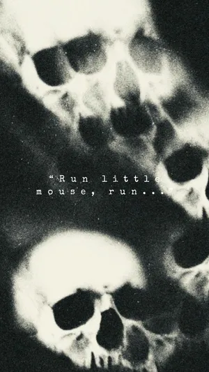 Haunting Adeline Dark Skulls Wallpaper