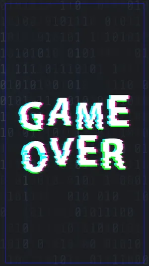 Haunting Game Over Screen Wallpaper