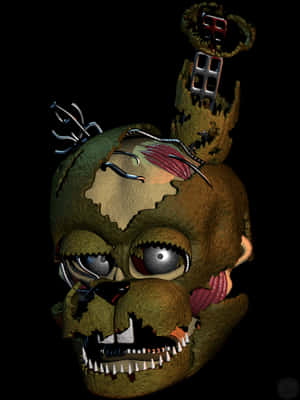 Haunting Scraptrap Portrait Wallpaper