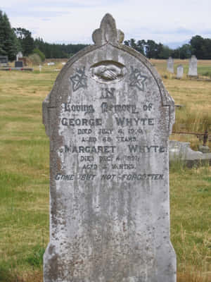 Hauntingly Beautiful Gravestone In An Old Cemetery Wallpaper