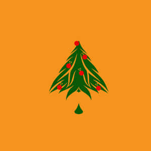 Have A Minimalist Christmas With A Festive Desktop Background Wallpaper