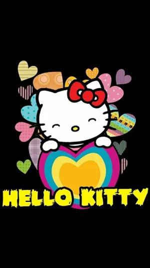 Hawaiian Heart Hello Kitty Wallpaper
