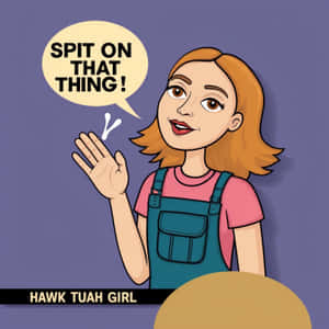Hawk Tuah Girl Spit On That Thing Wallpaper