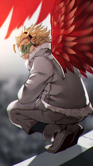 Hawks Winged Hero Perch Wallpaper