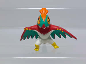 Hawlucha Figure Looking Forward Wallpaper