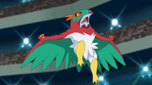 Hawlucha Jumping Wallpaper