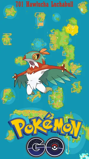 Hawlucha Pokemon Style Maps Wallpaper
