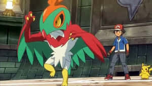 Hawlucha Ready To Battle Wallpaper