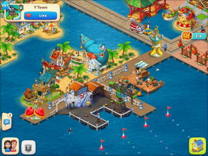 Hay Day Town In Dock Wallpaper