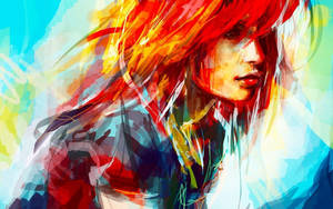 Hayley Williams Digital Fanart Wallpaper