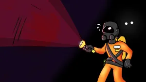 Hazardous Exploration Cartoon Wallpaper