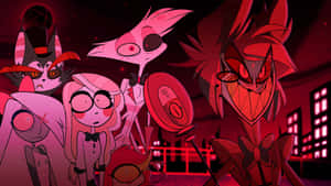 Hazbin Hotel Alastorand Characters Wallpaper