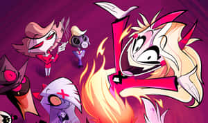 Hazbin Hotel Animated Characters Wallpaper