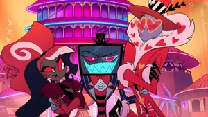 Hazbin Hotel Characters Vox Style Wallpaper
