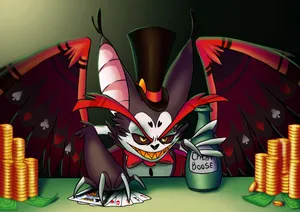 Hazbin_ Hotel_ Charlie_ Gambling_ Demon_ Artwork Wallpaper