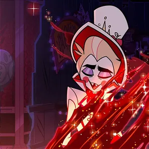 Hazbin Hotel_ Charlie_ Magical Display Wallpaper