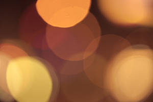 Hd Abstract Beige Bokeh Lights Wallpaper