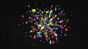 Hd Abstract Of Fancy Confetti Wallpaper