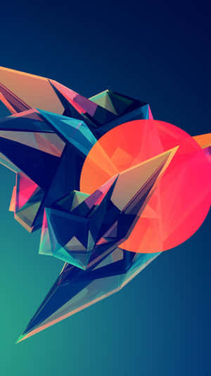 Hd Abstract Polygon Phone Wallpaper