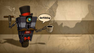 Hd Claptrap Art Of Borderlands Wallpaper