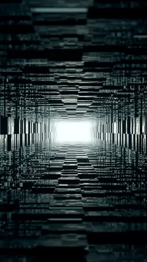 Hd Dark Tunnel Abstract Phone Wallpaper