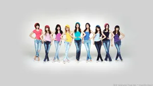 Hd Girls' Generation Washed-out Jeans Wallpaper