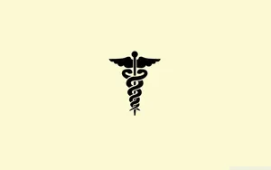 Hd Medical Staff Minimalist Logo Wallpaper