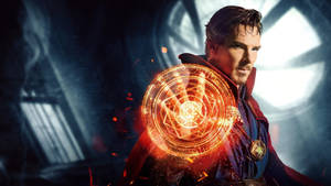 Hd Superhero Doctor Strange In Action Wallpaper