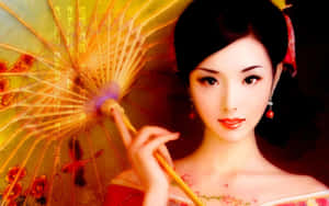 Hd Women In Kimono Wallpaper