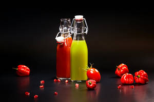 Healthy Juicer Pressed Drinks Wallpaper