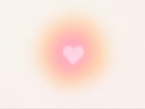 Heart Aura Abstract Background Wallpaper