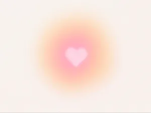 Heart Aura Abstract Background Wallpaper