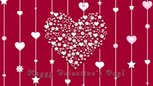Heart Collage Happy Valentines Day Hd Wallpaper