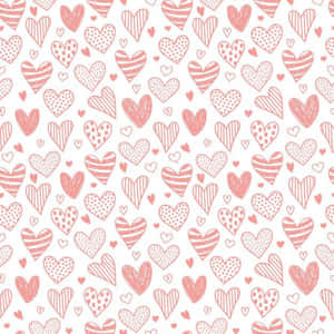 Heart Doodle Art Wallpaper