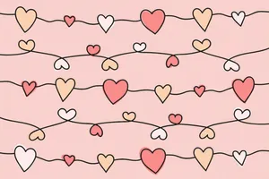Heart Doodle Wallpaper Wallpaper