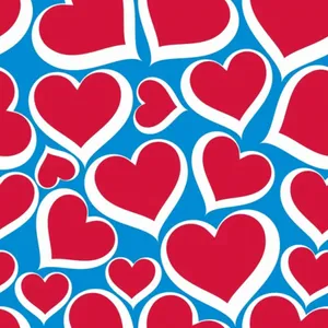 Heart Pattern Wallpaper Wallpaper