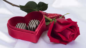 Heart Shaped Chocolate Box Wallpaper