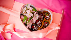 Heart Shaped Chocolate Box Wallpaper
