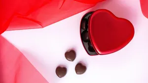 Heart Shaped Chocolate Box Wallpaper