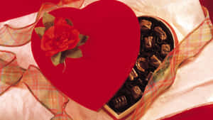 Heart Shaped Chocolate Box Wallpaper