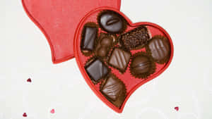 Heart Shaped Chocolate Box Wallpaper